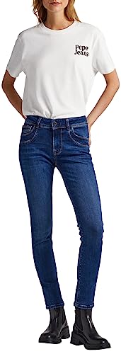 Pepe Jeans Damen Brookes Jeans, Blue (Denim-XV2), 26W / 30L von Pepe Jeans