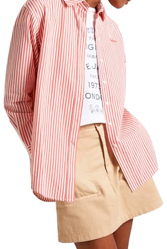 Pepe Jeans Damen Bryce Shirt, Red (Crispy Red), M von Pepe Jeans