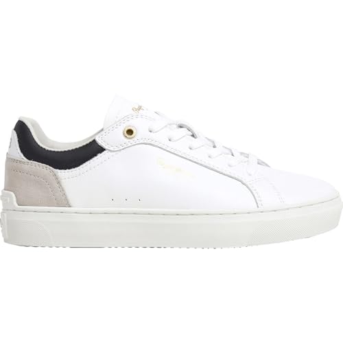 Pepe Jeans Damen Camden Combi W Sneak, White, 39 EU von Pepe Jeans