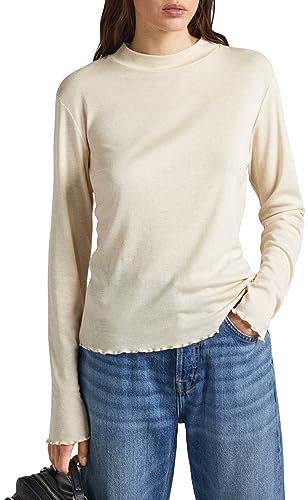 Pepe Jeans Damen Charlene T-Shirt, Brown (Sand), M von Pepe Jeans