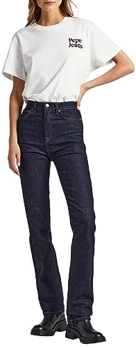 Pepe Jeans Damen Cleo Raw Jeans, Blue (Denim), 27W / 32L von Pepe Jeans