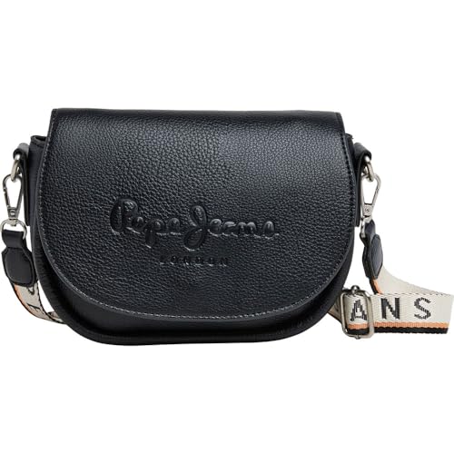 Pepe Jeans Damen Crisha Main Tasche, Schwarz (Schwarz) von Pepe Jeans