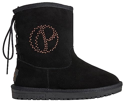 Pepe Jeans Damen DISS Glam W Fashion Boot, Black (Black), 37 EU von Pepe Jeans