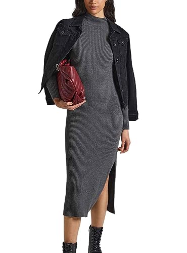 Pepe Jeans Damen Dalia Dress, Grey (Dark Grey Marl), L von Pepe Jeans