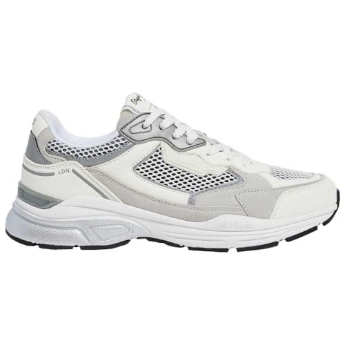Pepe Jeans Damen Dave Evolution W Sneaker, Weiß (Off White), 5 von Pepe Jeans
