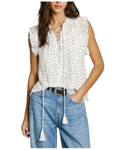 Pepe Jeans Damen Deb Hemd, Weiß (Mousse-Weiß), XS von Pepe Jeans