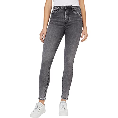 Pepe Jeans Damen Dion Jeans, Grey (Denim-VS8), 27W / 30L von Pepe Jeans