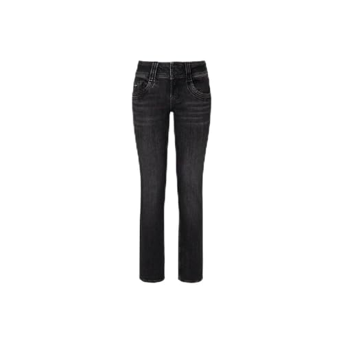 Pepe Jeans Damen Double Buttons Slim Low Waist PL204588 Jeans, Blue (Denim-XW1), 32W / 34L von Pepe Jeans