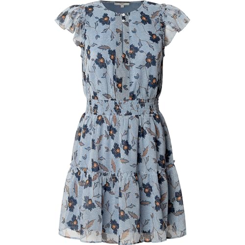 Pepe Jeans Damen Emmanuelle Kleid, Blau (Stahlblau), M von Pepe Jeans