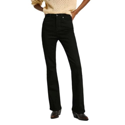 Pepe Jeans Damen Flare Hw PL204733 Jeans, Black (Denim-XG9), 24W / 32L von Pepe Jeans