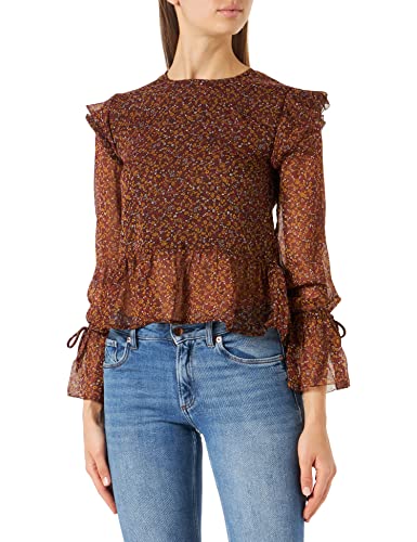 Pepe Jeans Damen Gaura Shirt, Red (Brick), XS von Pepe Jeans