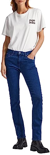 Pepe Jeans Damen Grace Jeans, Blue (Denim-CS9), 24W / 30L von Pepe Jeans