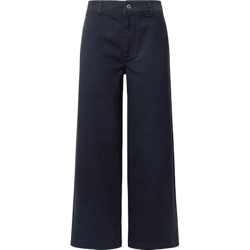 Pepe Jeans Damen High Rise Wide Crop Tania Hose, Blau (Dulwich Blue), 30 W/30 L von Pepe Jeans