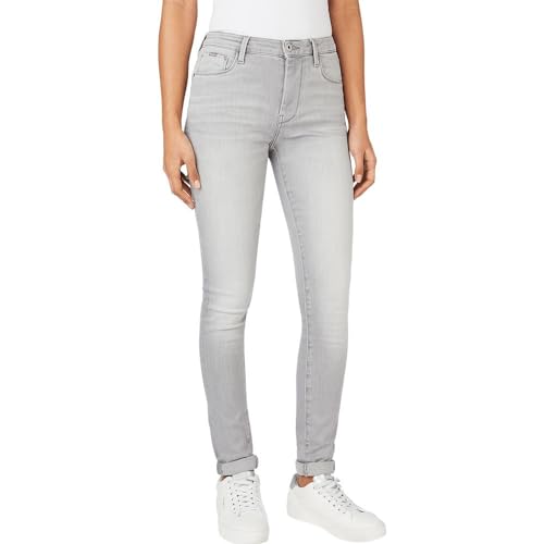 Pepe Jeans Damen High Waist Skinny PL204584 Jeans, Blue (Denim-UH2), 28W / 32L von Pepe Jeans