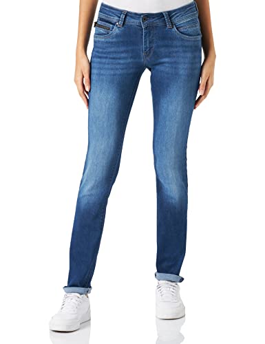 Pepe Jeans Damen Hose New Brooke, Blau (Denim-gv9), 26W / 32L von Pepe Jeans