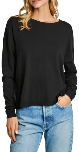 Pepe Jeans Damen Isela Crew Neck Strickwaren, Schwarz (Black), M von Pepe Jeans