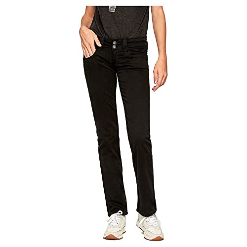 Pepe Jeans Damen Venus Jeans, 999schwarz, 24W / 32L von Pepe Jeans