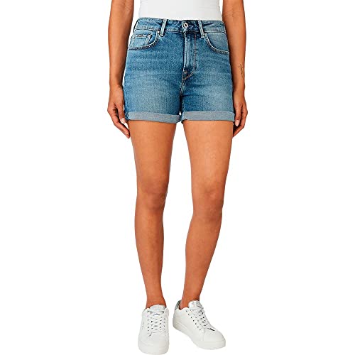 Pepe Jeans Damen Jeans-Shorts Mary Short, Blau (Denim-hq5), 25W von Pepe Jeans