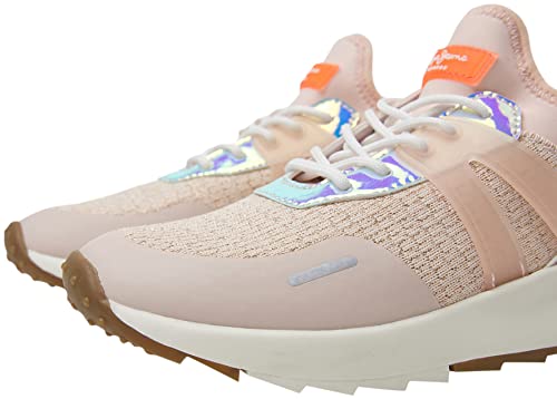 Pepe Jeans Damen Joy TECH Summer Sneaker, Mauve pink, 39 EU von Pepe Jeans