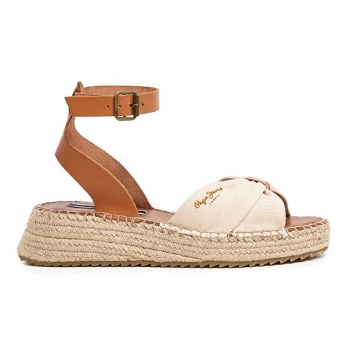 Pepe Jeans Kate One Ledersandalen Off-White von Pepe Jeans