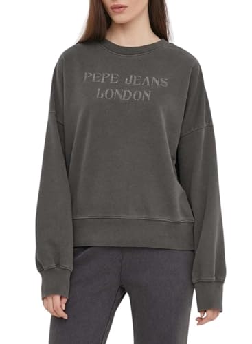 Pepe Jeans Damen Kelly Sweatshirt, Grau (Infinity Grey), XS von Pepe Jeans
