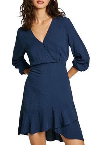Pepe Jeans Damen Kendall Kleid, Blau (Dulwich Blue), Small von Pepe Jeans