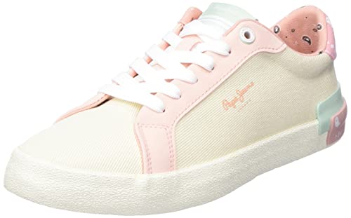 Pepe Jeans Damen Kenton Band W Sneaker, Factory White, 38 EU von Pepe Jeans