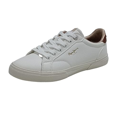 Pepe Jeans Damen Kenton Class W Sneaker, White (White), 39 EU von Pepe Jeans