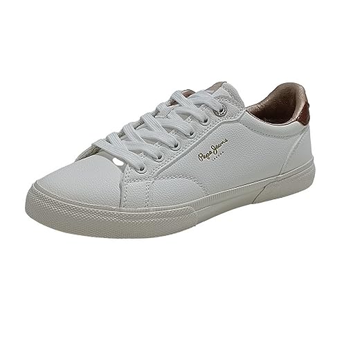 Pepe Jeans Damen Kenton Class W Sneaker, White (White), 40 EU von Pepe Jeans