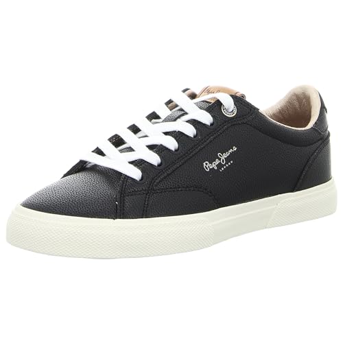 Pepe Jeans Damen Kenton Street W Sneaker, Schwarz (Schwarz), 3 von Pepe Jeans