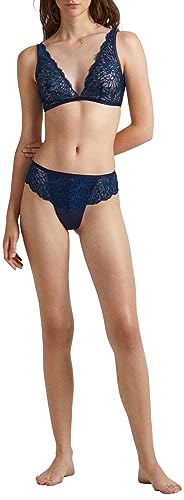 Pepe Jeans Damen LACE Brazilian, Blue (Navy), M von Pepe Jeans