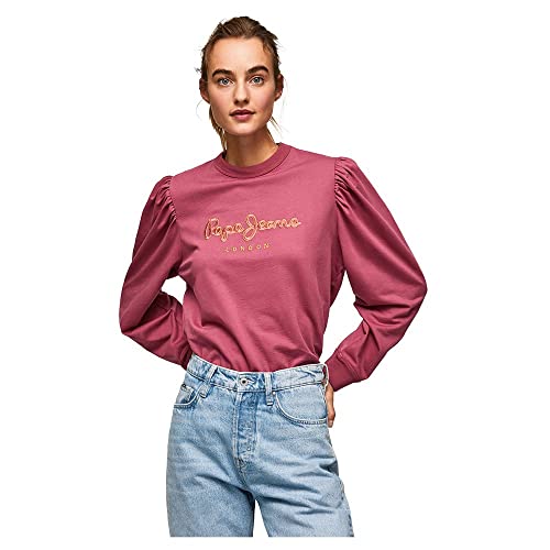 Pepe Jeans Damen Laetitia LS Sweats, 371dark Blush, M EU von Pepe Jeans