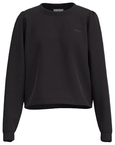 Pepe Jeans Damen Laetitia Sweatshirt, Black (Black), S von Pepe Jeans