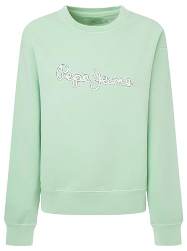 Pepe Jeans Damen Lana Sweatshirt, Grün (Acid Menta Green), M von Pepe Jeans