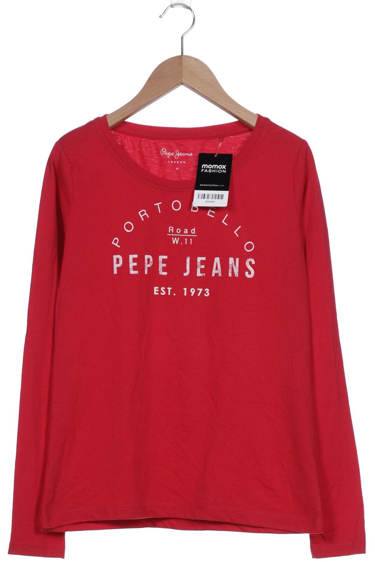 Pepe Jeans Damen Langarmshirt, rot von Pepe Jeans