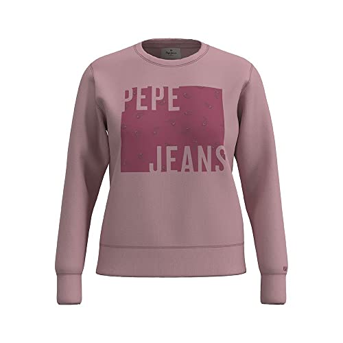 Pepe Jeans Damen Lena LS Sweats, 308cloudy Pink, XS EU von Pepe Jeans