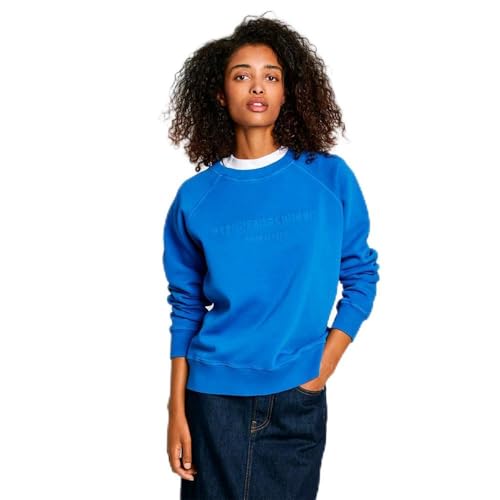 Pepe Jeans Damen Lindy Sweatshirt, Blau (Klein Blau), 38 von Pepe Jeans