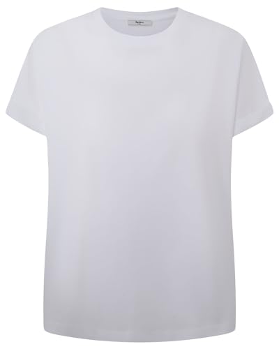 Pepe Jeans Damen Liu T-Shirt, Weiß (Weiß), XL von Pepe Jeans