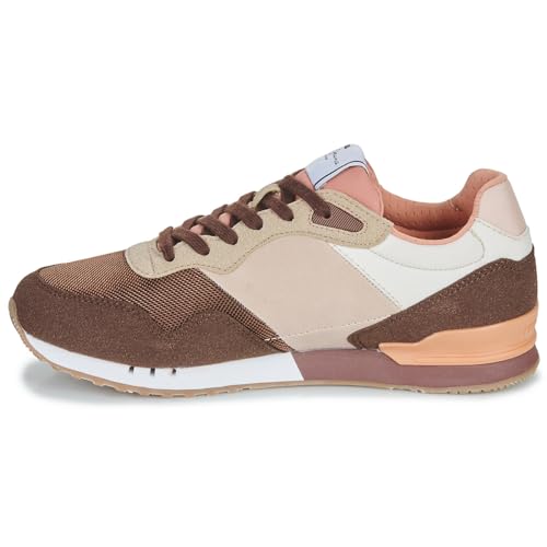 Pepe Jeans Damen London Tawny W Sneaker, Brown (Dark Mocca), 38 EU von Pepe Jeans