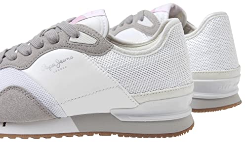 Pepe Jeans Damen London Troy W Sneaker, White (White), 39 EU von Pepe Jeans