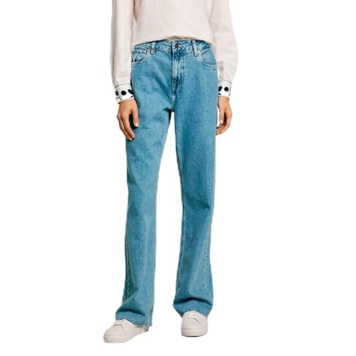 Pepe Jeans Damen Loose St Hw Hazel Jeans, Grau (Denim-Ia4), 27W x 30L von Pepe Jeans