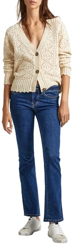 Pepe Jeans Damen Low Waist Slim Bootcut PL204594 Jeans, Blue (Denim-GX7), 27W / 30L von Pepe Jeans