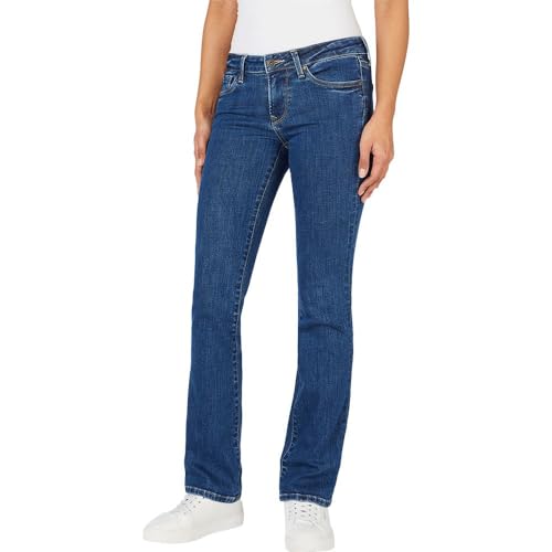 Pepe Jeans Damen Low Waist Slim Bootcut PL204594 Jeans, Denim, 27 von Pepe Jeans