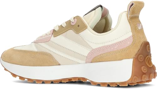 Pepe Jeans Damen Lucky Print Sneaker, Pink (Pale Beige), 6 von Pepe Jeans