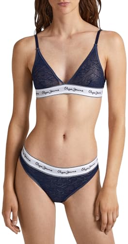 Pepe Jeans Damen MESH A Bra, Blue (Navy), M von Pepe Jeans