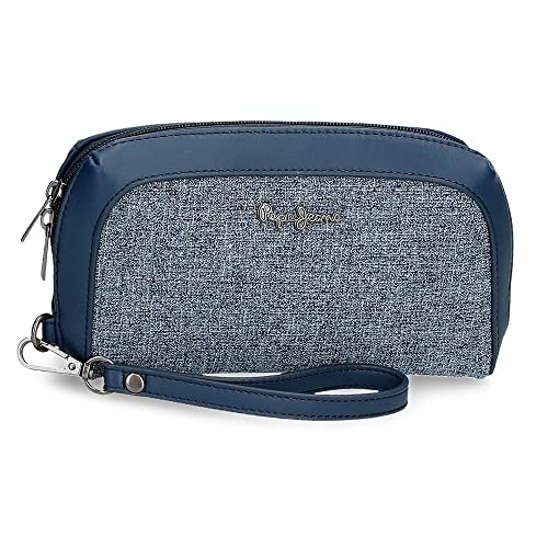 Pepe Jeans Maddie Blue Handtasche 20x11x4 cm Polyester mit Details aus Kunstleder von Pepe Jeans