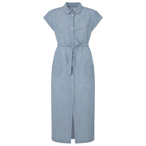 Pepe Jeans Damen Maya Kleid, Blue (Sea Blue), L von Pepe Jeans