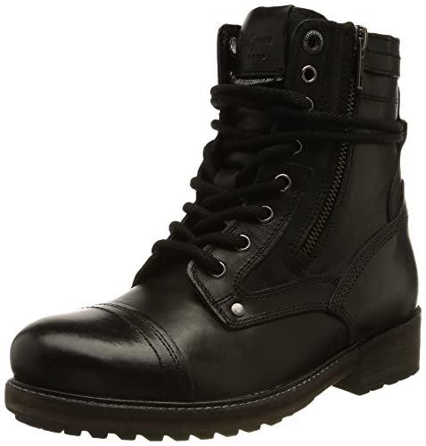 Pepe Jeans Damen Melting Combat W Booties, 999BLACK, 39 EU von Pepe Jeans