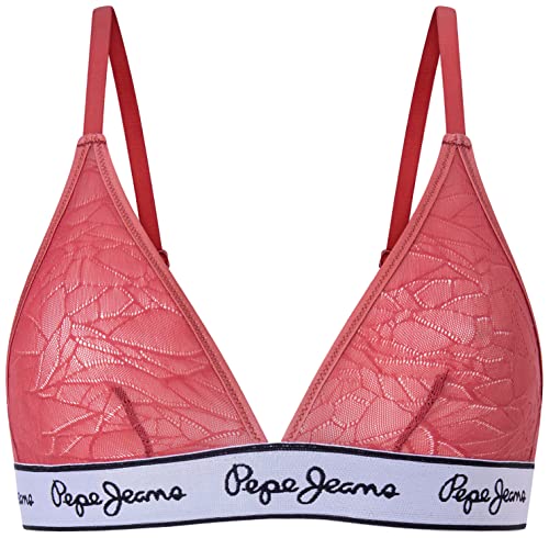 Pepe Jeans Damen Mesh A Bra, Red (Red), L von Pepe Jeans