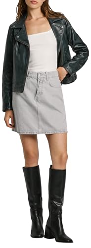 Pepe Jeans Damen Mini Skirt Hw Cloud Baby Rock, Blau (Denim), 36 von Pepe Jeans